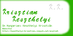 krisztian keszthelyi business card